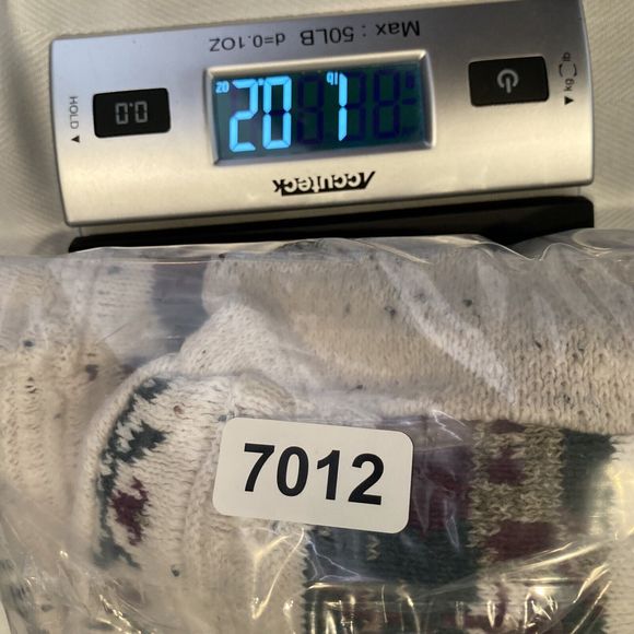 Northern Reflections VINTAGE White Cottage Granny Core Sweater Size S / P VTG - Picture 8 of 10